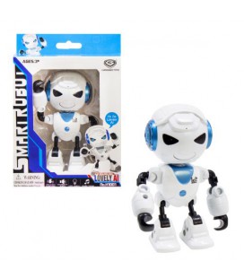 Робот металевий LIANGANG TOYS Smart Robot, круглий, біло-синій H1001 (115593)