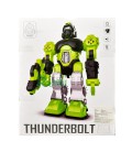 Робот игрушка Jia Yu Toy Thunderbolt ходит со светом и звуком 25 см Зеленый (4189833)