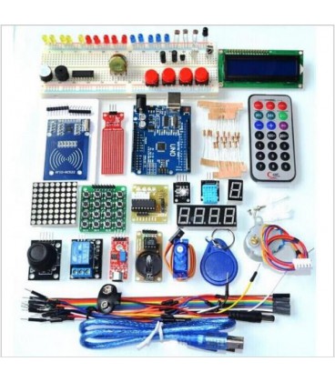 Навчальний конструктор набір Arduino Starter Kit на базі Uno R3 в кейсі