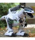 Робот-Динозавр на радіокеруванні Qilejun Smart Dinosaur ходить танцює з підсвічуванням Сірий (80307)