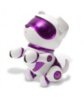 Інтерактивна іграшка SUNROZ Smart Robot Puppy робот-щеня на р/у Датчик звуку Біло-Фіолетовий (SUN0901)