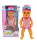 Лялька Плаваюча Інтерактивна Для Ванної Шарнірні Ніжки Swimming Doll Дівчинка Плавчиха 33 см