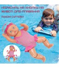 Лялька Плаваюча Інтерактивна Для Ванної Шарнірні Ніжки Swimming Doll Дівчинка Плавчиха 33 см