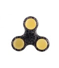 Спиннер Fidget Spinner Starlight Світиться з візерунком Чорний, сірий, жовтий (1002-537-02)