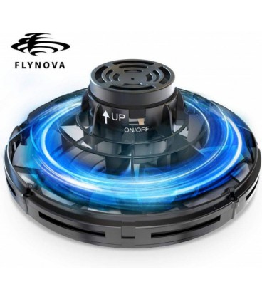 Літаючий спиннер Flynova Original UFO міні-дрон квадрокоптер з LED підсвічуванням чорний