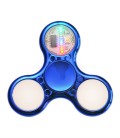 Спиннер Spinner пластиковий з LED підсвічуванням Синій №102