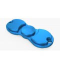 Спиннер вертушка spinner спинер Антистрес SP3 Blue