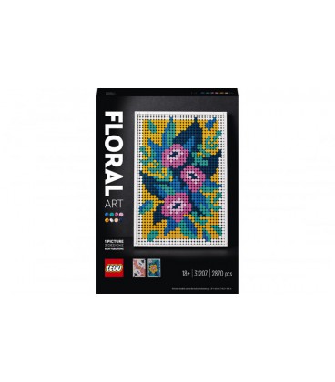 Конструктор LEGO ART Картины с цветами 2870 деталей (31207)