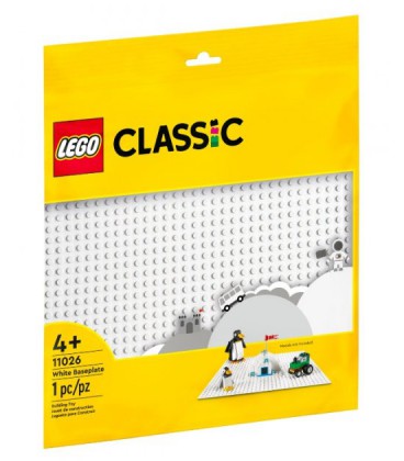 LEGO Classic Базова пластина білого кольору (11026)