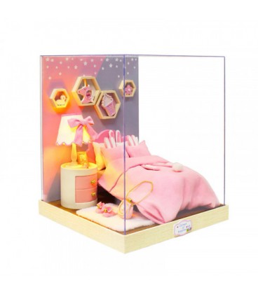 3D Румбокс ляльковий дім конструктор DIY Cute Room BT-028 Спальня 23*23*27,5 см