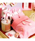 3D Румбокс ляльковий дім конструктор DIY Cute Room BT-028 Спальня 23*23*27,5 см