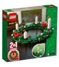 LEGO 40573 Iconic Expert Новорічний Різдвяний вінок 2-в-1, 9+ 510 деталей Advent Wreath