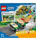 Конструктор LEGO City Missions Місії порятунку диких тварин 246 деталей (60353)