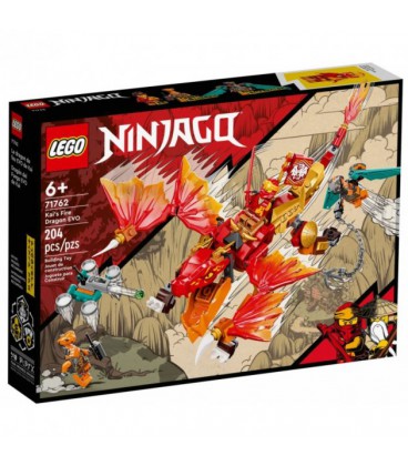 Конструктор LEGO Ninjago Вогняний дракон ЕВО Кая 204 деталі (71762)