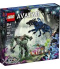 Конструктор LEGO Avatar Нейтірі та Танатор проти Куарітча у скафандрі УМП (75571)