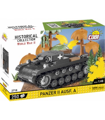 Конструктор Cobi Друга Світова Війна Танк Panzer II 250 деталей (COBI-2718)