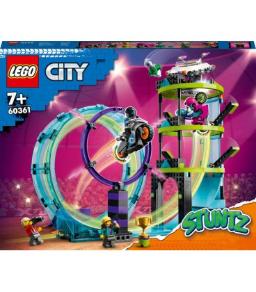 Конструктор LEGO City Stuntz Неймовірне завдання для каскадерів 385 деталей (60361)