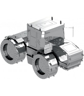 Металевий конструктор Metal Time Tractor Slobozhanets (MT074)