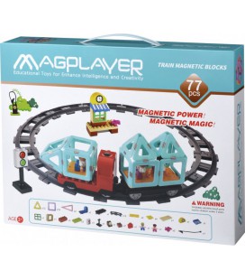 Конструктор Magplayer Потяг 77 елементів (MPH2-77)