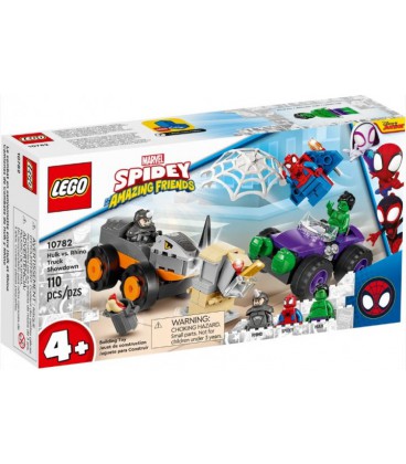 Конструктор LEGO Marvel Super Heroes Битва Халка проти Носорога 110 деталей (10782)