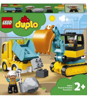 LEGO DUPLO Вантажівка та гусеничний екскаватор (10931)