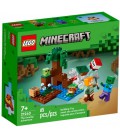 Конструктор LEGO Minecraft Пригоди на болоті 65 деталей (21240)