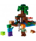 Конструктор LEGO Minecraft Пригоди на болоті 65 деталей (21240)