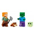 Конструктор LEGO Minecraft Пригоди на болоті 65 деталей (21240)