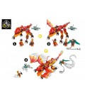 Конструктор Lego Ninjago Вогняний дракон Кая EVO 204 деталі (71762)