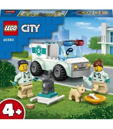 LEGO City Фургон ветеринарної швидкої допомоги (60382)