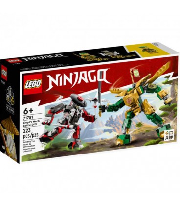 Конструктор LEGO Ninjago Битва робота Ллойда EVO 223 деталі (71781)