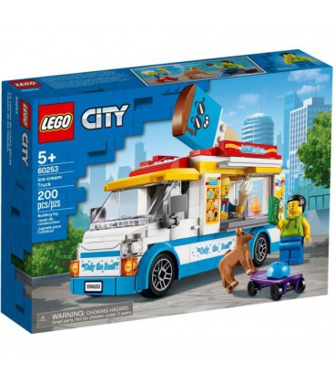 Конструктор LEGO City Great Vehicles Вантажівка мороженщика 200 деталей (60253)