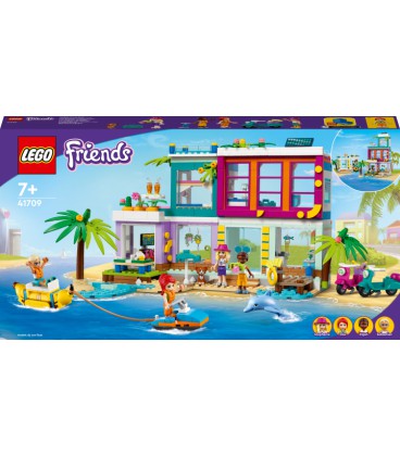 Конструктор LEGO Friends Пляжний будинок для відпочинку 686 деталей (41709)