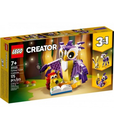 Конструктор Lego Creator 3-in-1 Фантастичні лісові істоти 175 деталей (31125)