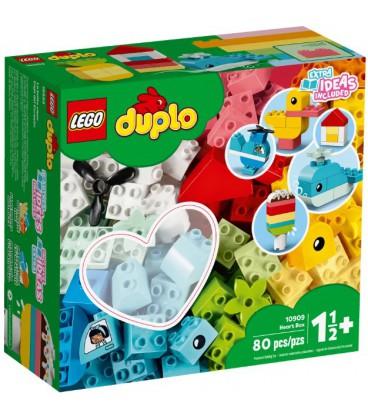 Конструктор Lego Duplo Classic Коробка-серце 80 деталей (10909)