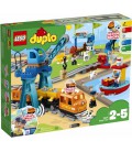 Конструктор LEGO DUPLO Town Вантажний потяг 105 деталей (10875) (5702016117271)