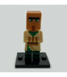 Конструктор фігурка Мешканець Майнкрафт Villager Minecraft 4.5 см