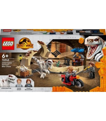 LEGO Jurassic World Переслідування атроцираптора на мотоциклі (76945)