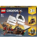 Конструктор LEGO Creator Піратський корабель 1260 деталей (31109)