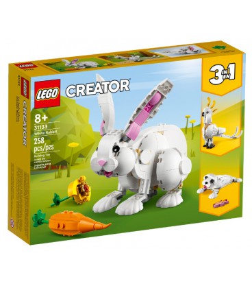 Конструктор Lego Creator 3-in-1 Білий кролик 258 деталей (31133)