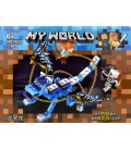 Конструктор 4 в 1 (Minecraft) MY WORLD Майнкрафт, Битва Драконів 321 деталей (7211)