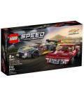 Конструктор Lego Speed Champions Chevrolet Corvette C8.R Race Car and 1969 Chevrolet Corvette 512 деталей (76903)