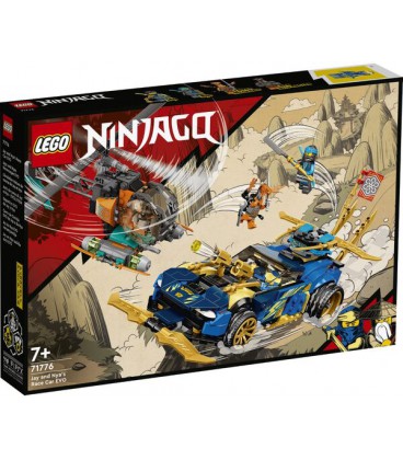 Конструктор LEGO NINJAGO Гоночний автомобіль ЕВО Джея та Нії (71776)