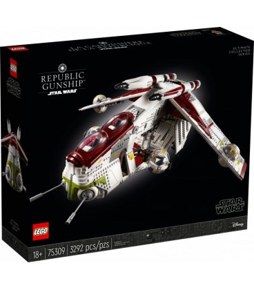 Конструктор LEGO 75309 Star Wars Республіканський Бойовий Корабель Republic Gunship