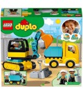 Конструктор Lego Duplo Вантажівка та гусеничний екскаватор 20 деталей (10931)