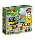 Конструктор Lego Duplo Вантажівка та гусеничний екскаватор 20 деталей (10931)