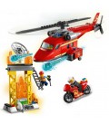 Конструктор LEGO City Fire Пожежний рятувальний вертоліт 212 деталей (60281)