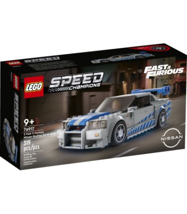 Конструктор LEGO Speed Champions 'Подвійний форсаж' Nissan Skyline GT-R (R34) 319 деталей (76917)