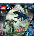 Конструктор LEGO Avatar Нейтирі та Танатор проти Куаритча у скафандрі УМП 560 деталей (75571)