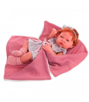 Лялька немовля Antonio Juan 50150 Ніна дівчинка з волоссям 42 см